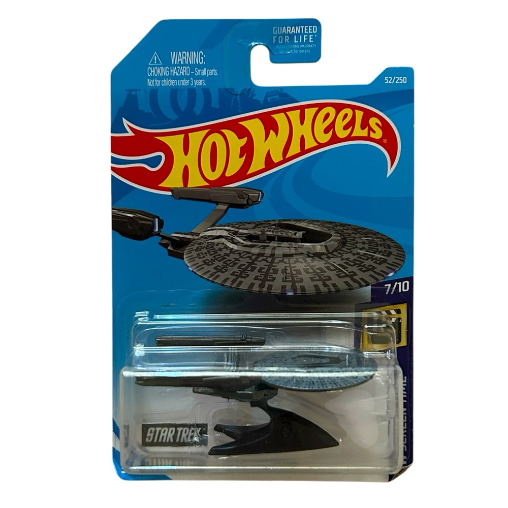 2018 Hot Wheels U.S.S. Vengeance 52/250 Screen Time 7/10 Star Trek Ship NIP
